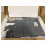 kleankin Bathroom Floor Organizer Free Standing Space Saving Narrow Storage Cabinet Bath Toilet Paper Holder with Drawers Gray