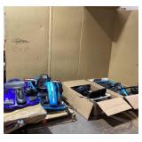 LOT OF 4 RIDINGTON 24V Kids Electric Go-Kart with DRIFT Function & Ride on Kart and 360 Degree Rotating Wheels (BLUE AND WHITE)