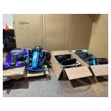 LOT OF 4 RIDINGTON 24V Kids Electric Go-Kart with DRIFT Function & Ride on Kart and 360 Degree Rotating Wheels (BLUE AND WHITE)