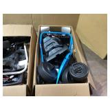 LOT OF 4 RIDINGTON 24V Kids Electric Go-Kart with DRIFT Function & Ride on Kart and 360 Degree Rotating Wheels (BLUE AND WHITE)