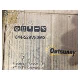 Outsunny 5ft Christmas Inflatables Outdoor Decorations Blessed Polar Bear and Penguins in the Cup, Blow-Up LED Yard Christmas Decor for Garden, Lawn, Party, Holiday