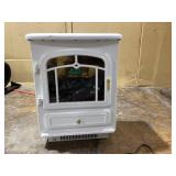 HOMCOM Electric Fireplace Heater, Fireplace Stove with Realistic LED Flames and Logs, and Overheating Protection, 750W/1500W (Missing Legs)