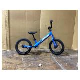 Strider 14x, Awesome Blue - Balance Bike for Kids 3 to 6 Years - Includes Kid-Size Grips, Padded Seat, Performance Footrest & All-Purpose Tires - Easy Assembly & Adjustments
