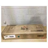 HOMCOM Shoe Storage Bench with Woven Rattan Doors, Shoe Bench with Cushion, Adjustable Shelves, Entryway Bench, Oak Tone