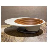 Light Luxury Modern Minimalist Oval Glass Tabletop Coffee Table Gray Base 51 in. - L 51.18