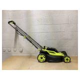 Ryobi 18V ONE+ HP BRUSHLESS 16" PUSH MOWER (Missing Bag & Charger  Battery Not Included)