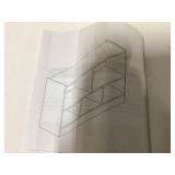 Costway 3-tier Open Bookcase 8-Cube Floor Standing Storage Shelves Display Cabinet White (Missing Hardware. Attempted To Assemble. Minor Transit Damage See Photos)