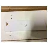 Costway 3-tier Open Bookcase 8-Cube Floor Standing Storage Shelves Display Cabinet White (Missing Hardware. Attempted To Assemble. Minor Transit Damage See Photos)