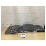 Outsunny 4 Pieces Cantilever Patio Umbrella Base Stand, Outdoor Offset Umbrella Weight Plates, 158 lb Capacity Sand or 60 Liter Capacity Water, Black