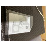 DORTALA 3 Pieces Patio Dining Set, Outdoor Rattan Bistro Set with Cushions, Tempered Glass Tabletop, Wicker Conversation Set for Garden Backyard Poolside Porch, Grey