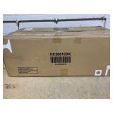 Costway Set of 2 Wooden Dining Chair with Rubber Wood Legs for Restaurant-Black