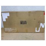 Costway Upholstered Side Dining Chairs Set of 2 with Rubber Wood Frame