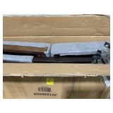 Costway Set of 2 Bar Stools 30" Upholstered Kitchen Breakfast Nailhead Bar (Missing Manual)