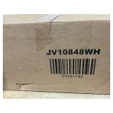 ERGOMASTER Wooden Dining Chairs, Farmhouse Kitchen Chairs with Back for Restaurant Dining Room (2, White)