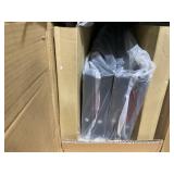 HAPPYGRILL 2 Pieces Wooden Dining Chairs Set, Vintage Armless Windsor Chairs, Kitchen Dining Chairs with Backrest, Black