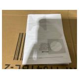 SlickBlue Set of 2 Folding Bar Stools with Backrest and Footrest Metal Frame Fabric Seat