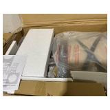 COSTWAY Swivel Bar Stool Set of 2, 24 Inch Ergonomic Counter Height Chairs with Open X Back & Footrest, 2PCS Vintage Wooden Barstools for Kitchen Island, Pub, Bistro, Café, Brown (2, 24 inch)