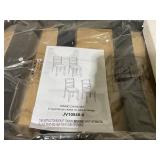 ERGOMASTER Wooden Dining Chairs Set of 4, Farmhouse Kitchen Chairs with Back for Restaurant Dining Room, Black