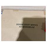 SlickBlue Set of 2 24 Inch Bar Stool with Cushioned Seat and Footrest for Comfortable Sitting