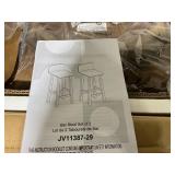 Giantex 2 or 4 Bar Stools Set with Low Back & Footrest
