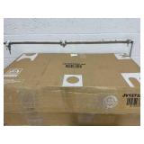 Costway Set of 2 Bar Stools Swivel Bar Chairs with Footrest and Hollowed Backrest