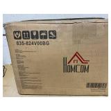 HOMCOM Bar Height Bar Stools Set of 2, Beige