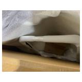 HOMCOM Bar Height Bar Stools Set of 2, Beige