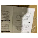 BECOMFORT Dining Chairs Set of 2, Walnut Finished Wood Chairs with Curved Back, Cushioned Seat and Sturdy Solid Wood Structure, Mid Century Modern Chair for Living Room, Bedroom, Kitchen (2)