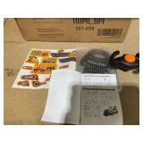 HOMCOM 3 in 1 Ride On Toy Bulldozer Digger Tractor Pulling Cart Pretend Play Construction Truck