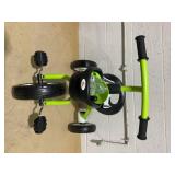 Qaba Tricycle for Toddler 2-5 Year Old Girls and Boys, Toddler Bike with Adjustable Seat, Basket, Bell, Green