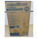 GE 50-Pint Dehumidifier with Built-in Pump for Basement, Garage or Wet Rooms up to 4500 sq. ft. in Grey, ENERGY STAR