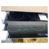 GE 30 in. 4 Burner Element Radiant Electric Cooktop in Black including 2 Power Boil Burners