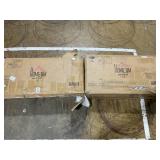 HOMCOM Modern Kitchen Pantry Freestanding Cabinet Cupboard with Doors and Drawer, Adjustable Shelving, Gray 30"x15.75"x72" (Used, Transit Damage Pieces are Cracked/Broken)