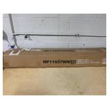 Costway NP11657WN 10 ft. Patio Offset Cantilever Umbrella with 40 Solar Powered Lights - Red