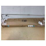 Costway NP12351BE 10 ft. Solar Offset Hanging Umbrella with Base & 32 LED Lights - Beige (Minor Transit Damage. Broken Wire For Light)