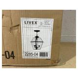 Livex Lighting 2285-04 Westover 2-Light Outdoor Hanging Lantern, Black, 15.00x9.00x9.00 (Attempted To Assemble)
