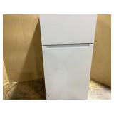 Vissani 14.2 cu. ft. Top Freezer Refrigerator in White, Garage Ready (Minor Transit Damage, Light Stains)