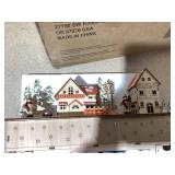 HOMCOM Christmas Advent Calendar, Wooden Countdown to Christmas Table Decoration with 24 Drawers, Lights, Battery Operated