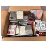 Box Full Of Assorted Playing Cards