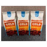 3 Bags Of Dunkin Cold Caramel Coffee