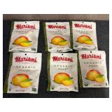 6 Bags Of Mariani Freeze Dried Mangos