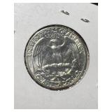 1963-D US WASHINGTON QUARTER BU