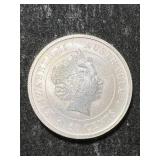 HALF TROY OZ .999 FINE SILVER 2014 AUSTRALIAN SHARK