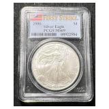 2006 AMERICAN SILVER EAGLE PCGS MS69