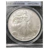2006 AMERICAN SILVER EAGLE PCGS MS69