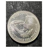 1985 ENGELHARD PROSPECTOR 1 TROY OZ .999 FINE SILVER
