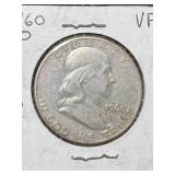 1960 US FRANKLIN HALF DOLLAR