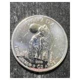 2011 CANADIAN WOLF 1 TROY OZ .9999 FINE SILVER