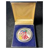 2000 AMERICAN SILVER EAGLE IN COLOR