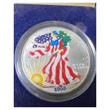 2000 AMERICAN SILVER EAGLE IN COLOR